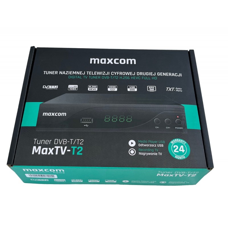 Dekoder Maxcom DVB-T2 Home MaxTVT2