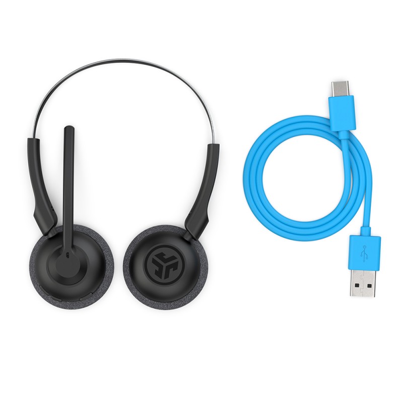 Słuchawki Bluetooth Jlab Audio Headset Go Work Pop Czarne