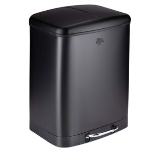 Kosz na śmieci z pedałem Dirt Devil 2 x 12l Czarny