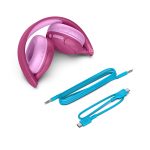 Słuchawki dziecięce Bluetooth JLab JBuddies Pop Wireless Różowe