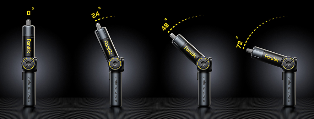 Opcje zginania wkrętaka Fold S1 APEX