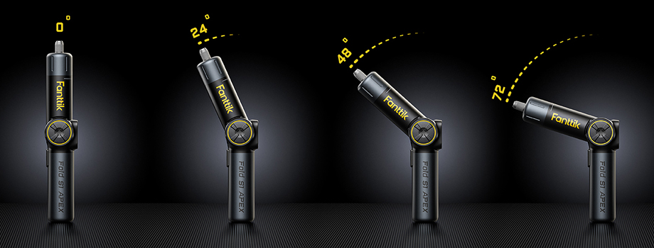 Opcje zginania wkrętaka Fold S1 APEX