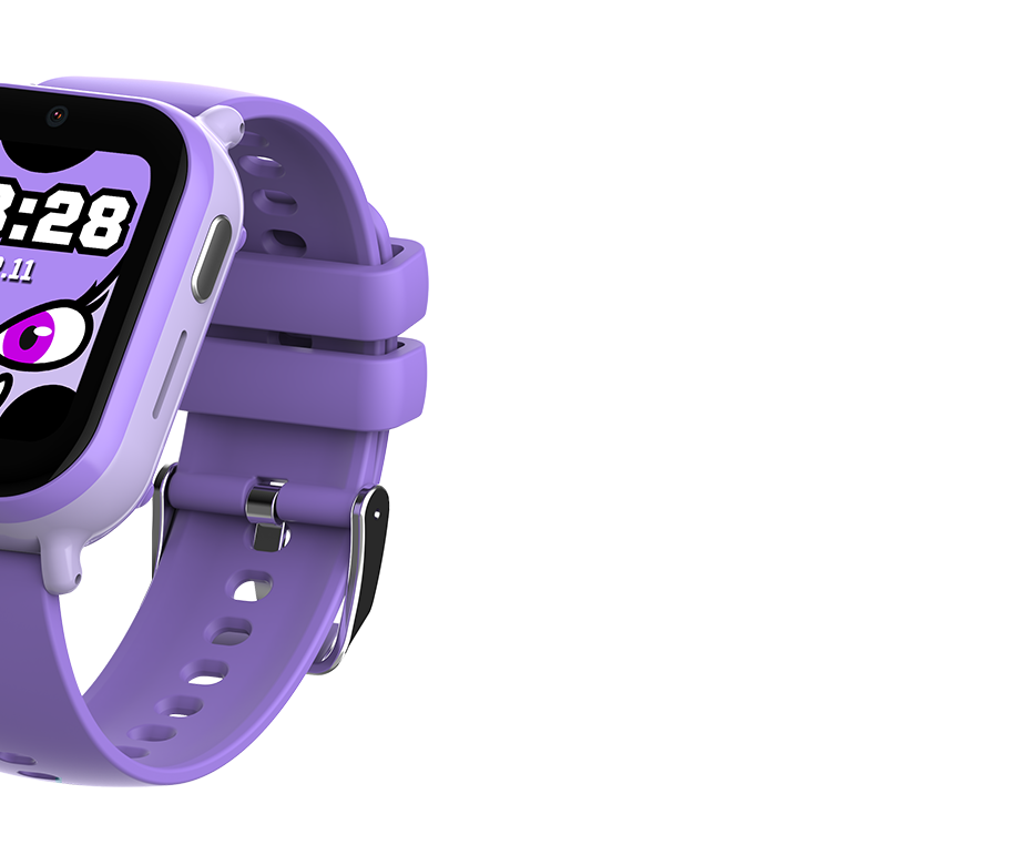 Fioletowy smartwatch FW49 Kiddo 2