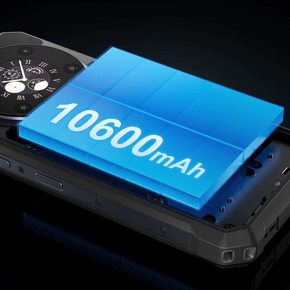 Grafika przedstawiająca baterię telefonu Fossibot F109S - zbliżenie.