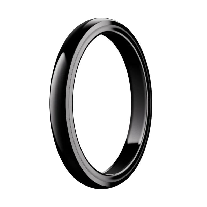 Anel de pagamento ultrafino preto
