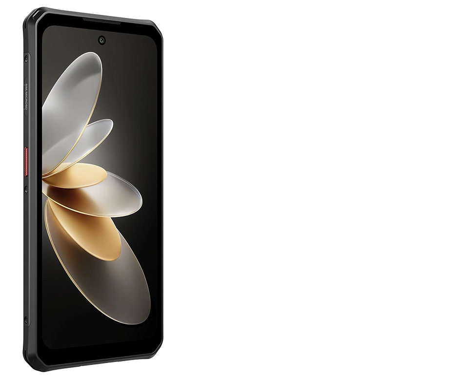 Przód smartfona Fossibot F114 z uruchomionym ekranem.