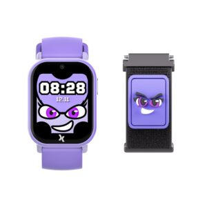 Zestaw Smartwatch Kiddo 2 FW49 Fioletowy + pasek płatniczy Maxcom Pay