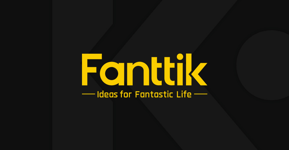 Baner hero z logo Fanttik