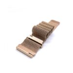 Pasek 20mm metal różowe złoto
