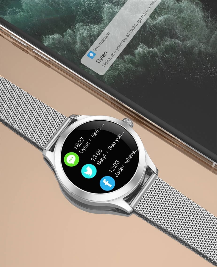 Smartwatch FW42 Silver