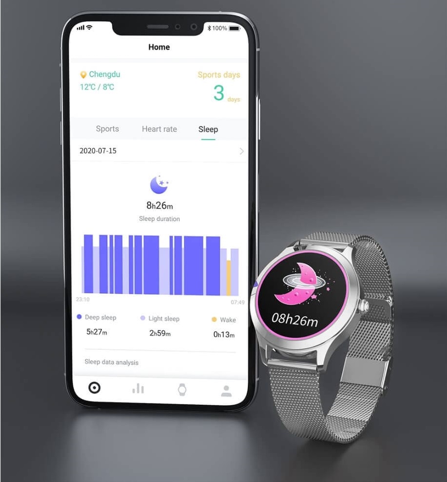 Smartwatch FW42 Silver