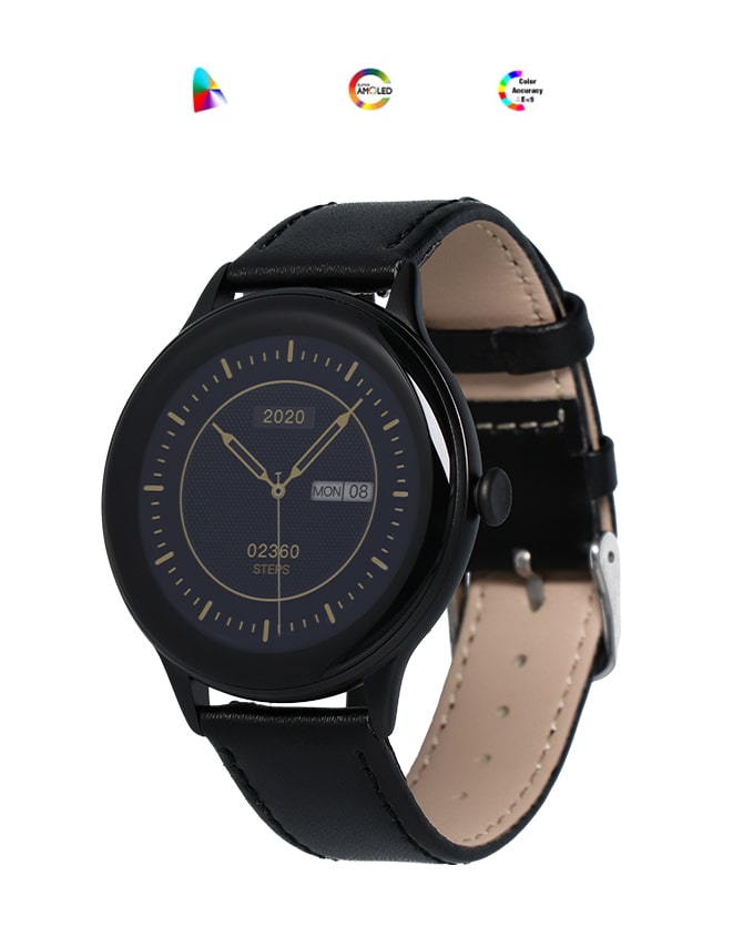 Smartwatch FW48 Vanad Satin Czarny