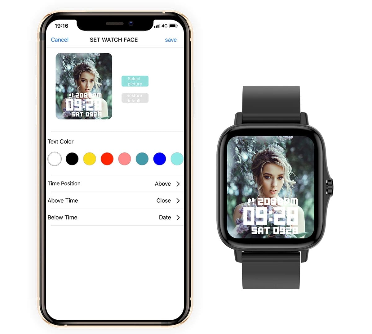 Smartwatch FW55 Aurum PRO Srebrny