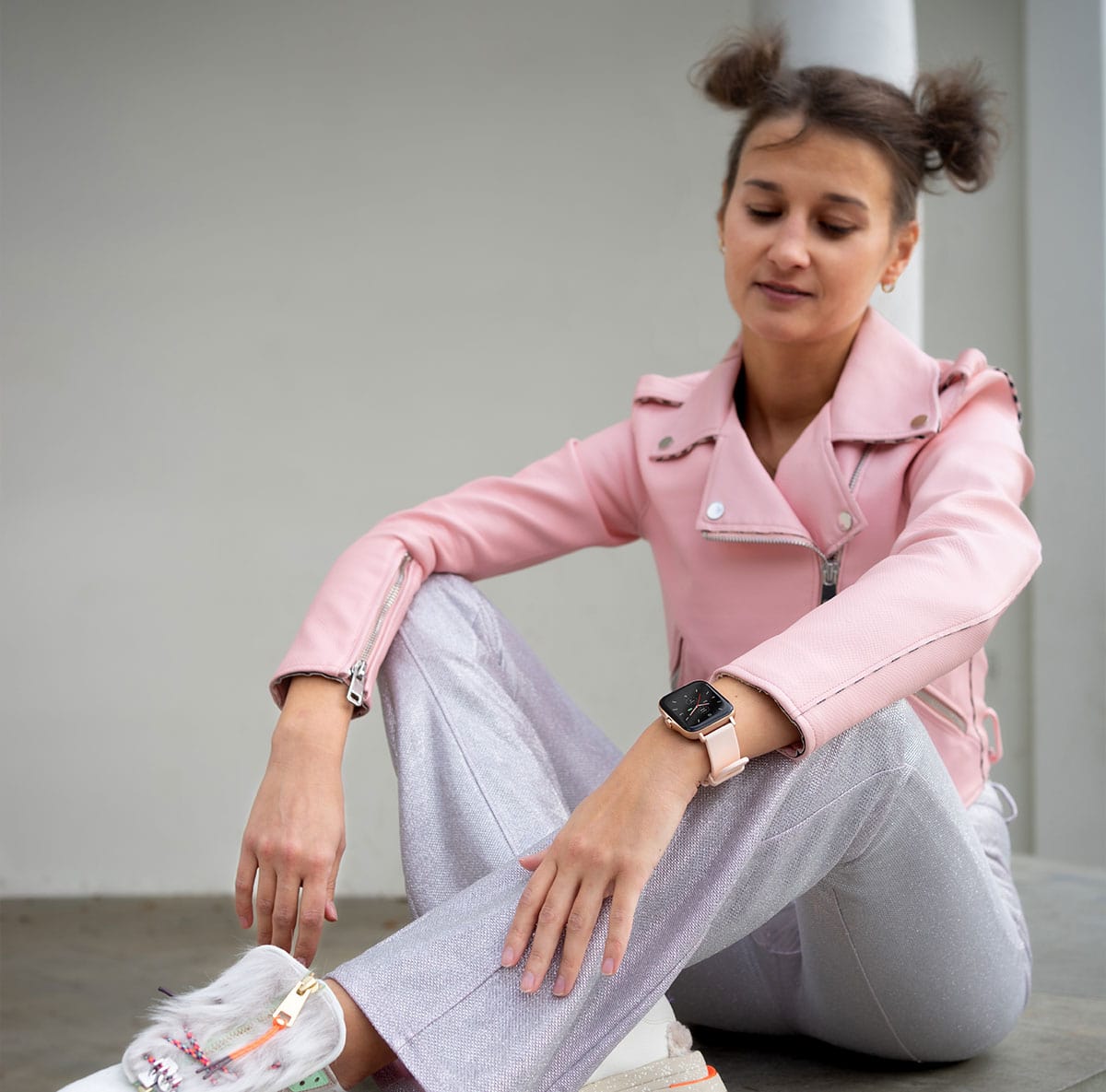 Smartwatch FW55 Aurum PRO Srebrny