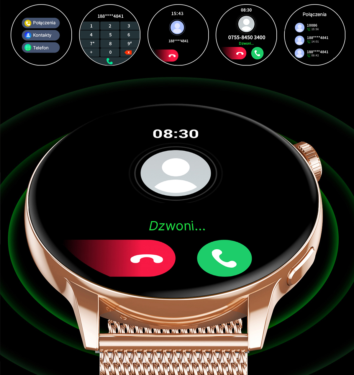 Smartwatch FW58 Vanad Pro Czarny