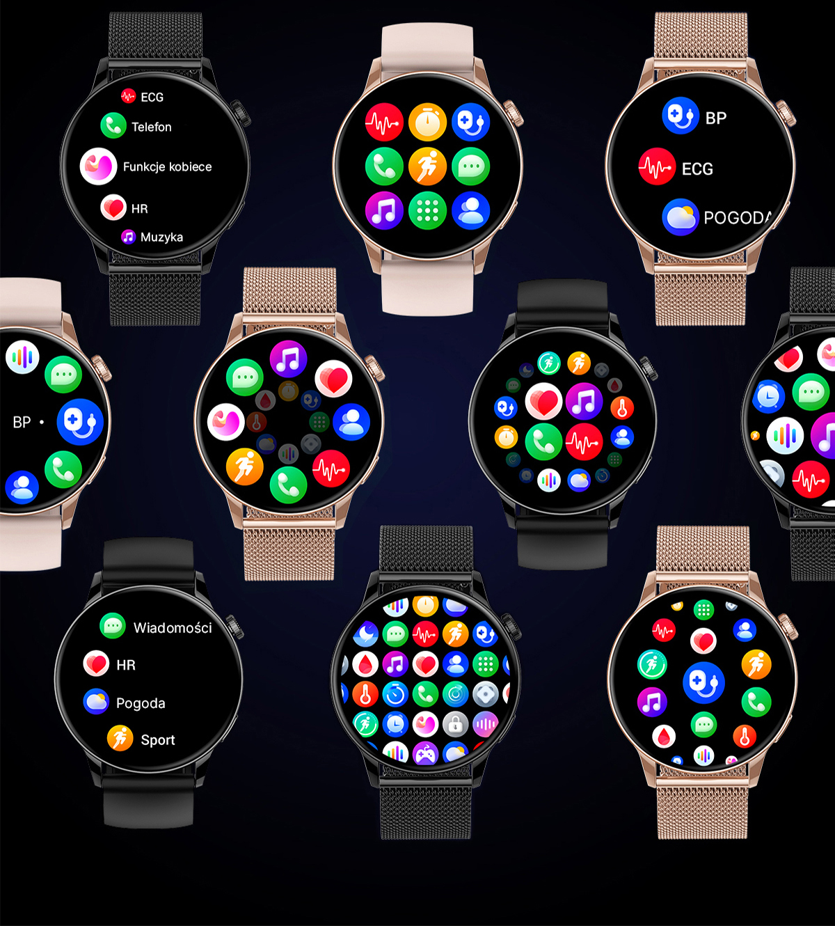 Smartwatch FW58 Vanad Pro Czarny