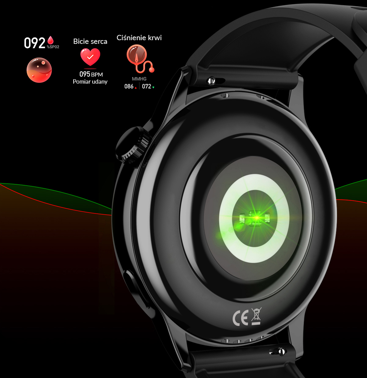 Smartwatch FW58 Vanad Pro Czarny