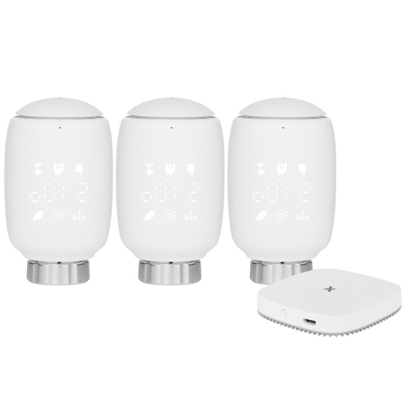 ZESTAW SMART HOME BRAMKA ZIGBEE + 3 x GŁOWICA ZIGBEE