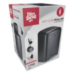 Kosz na śmieci z pedałem Dirt Devil 6l Czarny