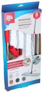 Mop płaski z mikrofibrą Dirt Devil 123 cm