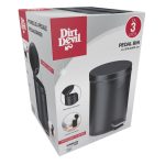 Kosz na śmieci z pedałem Dirt Devil 3l Czarny